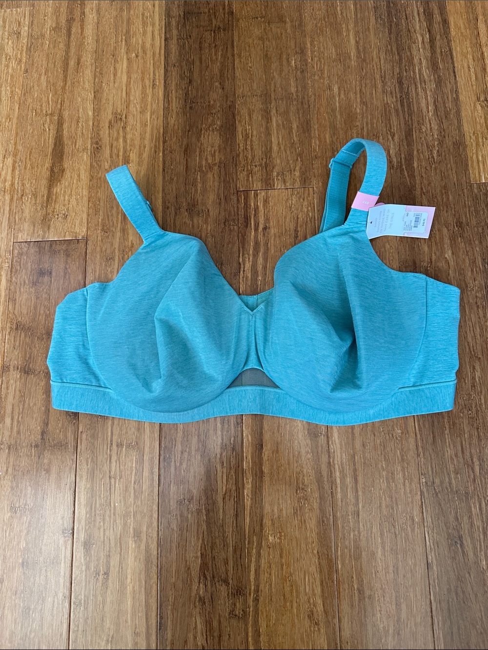 Cacique Turquoise Underwire Full-Coverage Bra